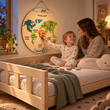 BusyKids Holz-Weltkarte mit magnetischen Tierfiguren