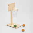 BusyKids Kinder-Basketballkorb aus Holz zum Aufstellen