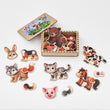 BusyKids Lernpuzzle aus Holz mit Tieren – 30 Teile