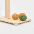 BusyKids Kinder-Basketballkorb aus Holz zum Aufstellen