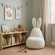Kinder-Sitzsack Mommy Rabbit – weicher und flauschiger FLUFFY-Stoff