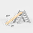 Set - Pikler Dreieck mit Rutsche/Kletterleiter