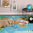 Kinderteppich Torino Kids 233 – WORLD MAP