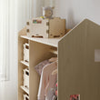 Offener Kinderkleiderschrank in Form eines Hauses BusyKids
