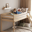 Etagenbett aus Holz BusyKids FAMI-MAX für 3 Personen 200 × 90/200 × 140 cm