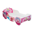Kinderbett PRINCESS mit Grafik und Matratze - 140 x 70/160 x 80 cm
