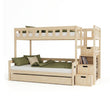 BusyKids Etagenbett FOXY-MAX mit Aufbewahrungstreppe 90 x 200 / 120 x 200 cm
