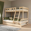 BusyKids Etagenbett FOXY mit Leiter vorne 90 x 200 / 120 x 200 cm