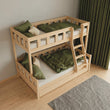 BusyKids Etagenbett FOXY mit Leiter vorne 90 x 200 / 120 x 200 cm
