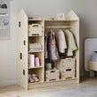Offener Kinderkleiderschrank in Form eines Hauses BusyKids
