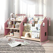 Bücherregal & Spielzeugregal Set BusyKids - zart blau / rosa