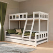 BusyKids Etagenbett FOXY mit Leiter vorne 90 x 200 / 120 x 200 cm