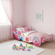 Kinderbett PRINCESS mit Grafik und Matratze - 140 x 70/160 x 80 cm