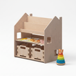 Regal 2-in-1 + Spielzeugkiste ×2 + Füllung nach Wahl, Set BusyKids · Start [fill:start]