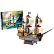 BusyKids Holz-3D-Bausatz Piratenschiff