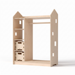 Kleiderschrank-Haus + Spielzeugkiste ×2, Set BusyKids