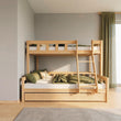 BusyKids Etagenbett FOXY mit Leiter vorne 90 x 200 / 120 x 200 cm
