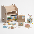 Regal 2-in-1 + Montessori-Box ab 36 Monaten + Füllung nach Wahl — Set BusyKids · Werkstatt [fill:workshop]