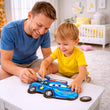 BusyKids Holzpuzzle Polizeiauto