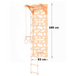 Komplettset BusyKids Climbway TRIO MAX 6-in-1: Sprossenwand, Schreibtisch und Zubehör