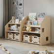 Bücherregal & Spielzeugregal Set BusyKids - Limitierte Auflage