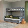 BusyKids Etagenbett FOXY-ONE mit seitlicher Leiter 90 x 200 / 120 x 200 cm