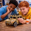 BusyKids Holz-3D-Bausatz Militärisches Geländefahrzeug