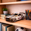 BusyKids Holz-3D-Bausatz Polizei-Muscle-Car