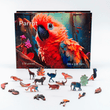 BusyKids Holzpuzzle Papagei