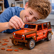 BusyKids Holz-3D-Bausatz Geländefahrzeug