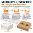 Schaumstoffmatratze für Kinder 70 × 140 / 80 × 160 cm