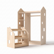 Kleiderschrank-Haus + Spielzeugregal — Set BusyKids