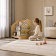 Bücherregal nach Montessori