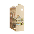Offener Kinderkleiderschrank in Form eines Hauses BusyKids