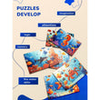 BusyKids Holzpuzzle Unterwasserwelt
