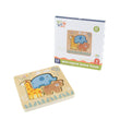 Mehrstufigen Puzzle „Tiere“ BusyKids