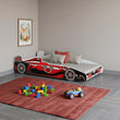 Kinderbett FORMULA mit Grafik und Matratze - 160 x 80 cm