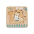 Mehrstufigen Puzzle „Tiere“ BusyKids