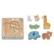 Mehrstufigen Puzzle „Tiere“ BusyKids