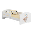Kinderbett LUK II mit Schutzgitter - 140 x 70/160 x 80 cm