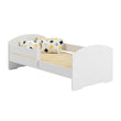 Kinderbett LUK II mit Schutzgitter - 140 x 70/160 x 80 cm