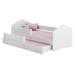 Kinderbett FALA-MAX mit Zusatzbett 145 х 80 cm und Matratze
