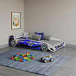 Kinderbett FORMULA mit Grafik und Matratze - 160 x 80 cm