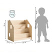 Bücherregal nach Montessori