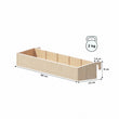 Wickeltisch Organizer 60 cm - Natura
