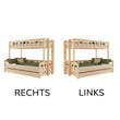 BusyKids Etagenbett FOXY-ONE mit seitlicher Leiter 90 x 200 / 120 x 200 cm