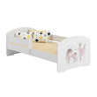 Kinderbett LUK II mit Schutzgitter - 140 x 70/160 x 80 cm