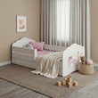 Kinderbett FALA-ONE mit Schutzbarriere und Aufbewahrungsschublade