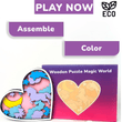 BusyKids Holzpuzzle Zauberwelt