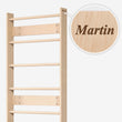 Sprossenwand BusyKids EVERGYM (Basis-Modell) – Kletterwand aus Holz für Kinderzimmer